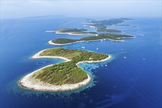 Pakleni or Paklinski Islands off the island of Hvar, Dalmatia, Croatia, Europe