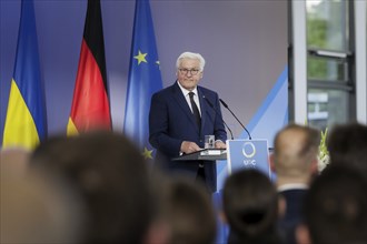 Federal President Frank-Walter Steinmeier recorded during the evening reception at the Ukraine