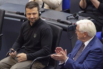 Volodymyr Zelensky (President of Ukraine) and Frank-Walter Steinmeier (President of the Federal