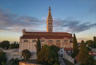 Early morning view of the Church of St. Euphemia in Rovinj