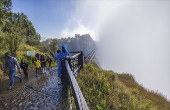 Knife Edge Bridge at Victoria Falls Waterfall