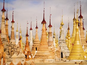 Ancient Stupa at Indein in Myanmar