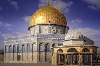 The sacred Dome of the Rock on the Temple Mount