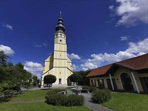 Pilgrimage Church of the Assumption of the Virgin Mary in Sammarei, Passau district, Lower Bavaria,