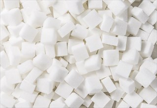 White Sugar cubes (full frame image) for use as background image or as texture