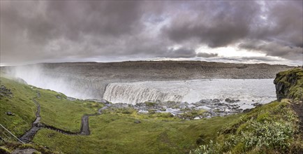 Dettifoss waterfall in the northern part of Iceland (without people)