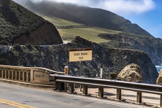 Bixby Creek Bridge at coast highway 1 in California, USA, North America