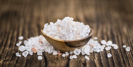 Portion of Pink Salt (close-up shot, selective focus)