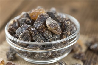 Brown Rock Candy (detailed close-up shot, selective focus)