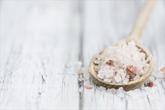 Portion of Pink Salt (close-up shot, selective focus)