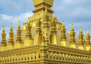 Architectural detail, Pha That Luang, Vientiane, Laos, Asia