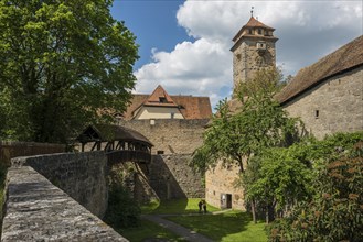 Medieval town, Rothenburg ob der Tauber, Romantic Road, Franconia, Bavaria, Germany, Europe