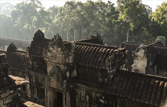 The ancient Ankor Wat temple in Cambodia