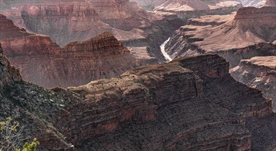 Famous Grand Canyon Sout Rim in Arizona, USA, North America