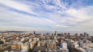 Montevideo (the capital of Uruguay in South America) at a very nice sunset