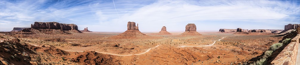 Famous Monument Valley in Arizona, USA, North America