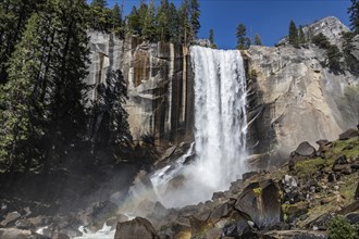 Vernal Falls in Yosemite National Park, California, USA, North America