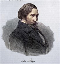Otto Ludwig, 12 February 1813, 25 February 1865, was a German writer, digital reproduction of an