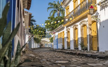 Historical centre of Paraty in the state of Rio de Janeiro, Brazil, South America