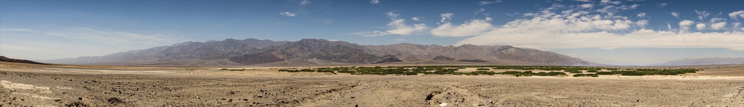 Panorama of Death Valley National Park, California, USA, North America