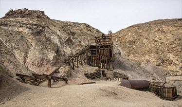 Ruins of Keane Wonder Mine in Death Valley National Park