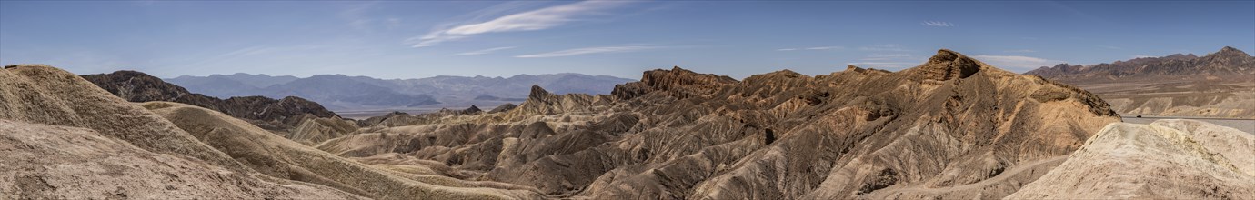 Zabriskie Lookout in Death Valley National Park, California, USA, North America