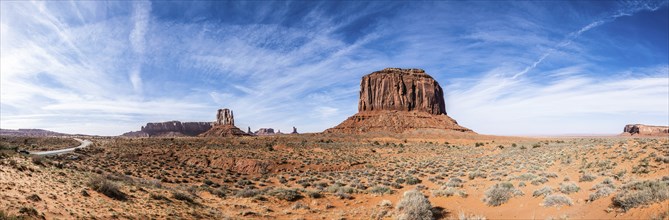 Famous Monument Valley in Arizona, USA, North America