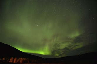 Northern Lights, Heydalur, Westfjords, Island