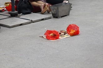 Offerings on the floor