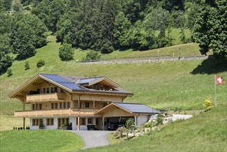 Symbolic photo of new wooden house