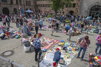 Trempelmarkt, children's flea market in Nuremberg, Middle Franconia, Bavaria, Germany, Europe