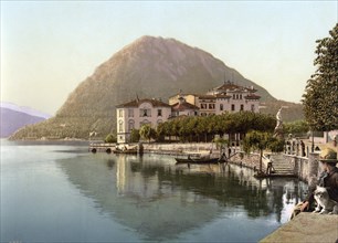 Lugano, Monte San Salvatore is a 912 m high panoramic mountain on the shore of Lake Lugano in