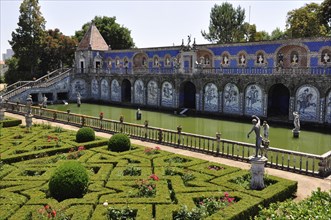 Lisbon, MAY 21: Fronteira Palace, built in 1640, it's still one of the most beautiful residences in