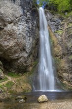 Waterfall in the Plotz Gorge at Rettenbach near Salzburg, Austria, Europe