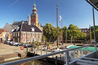 Alte Waage, Town Hall, Old Town, Museum Harbour, Leer, East Frisia, Germany, Europe