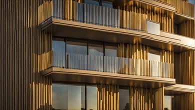 Facade of a building inspired by the skin of a cactus with natural methods of heat regulation and