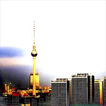 Berlin skyline and telvision tower, germany