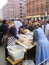 Street market in Berlin Kreuzberg at