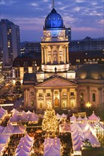 Christmas market on gendarmenmarkt squre in berlin, Germany, Europe