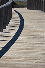 Wooden path Wooden footbridge