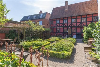 Kerteminde, Museum Farvergarden, colour garden or dye garden, cultural history, half-timbered