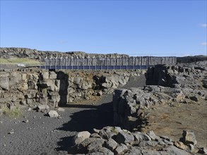 Midlina, bridge between the continents, Reykjanes, Iceland, Europe