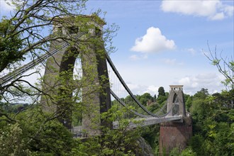 Clifton Suspension Bridge, Clifton, Bristol, England, Great Britain