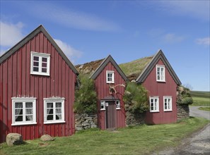 The Bustarfell peat farm in north-east Iceland