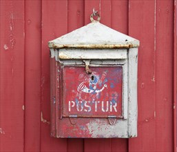 Old mailbox in Iceland