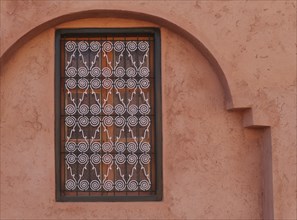 Windows in a house in Morocco