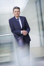 Rolf Mützenich, Chairman of the SPD parliamentary group in the Bundestag, poses for a photo in