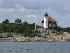 Beacon near Arkosund on the Swedish east coast