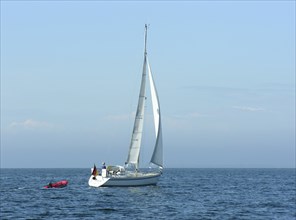 Sailing on the fjord