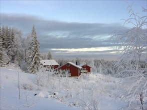 Branäs is a ski resort in Värmland. The cabins are spread out between the pistes and cross-country